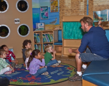 Santa Monica Pier Aquarium Kids Corner Reading